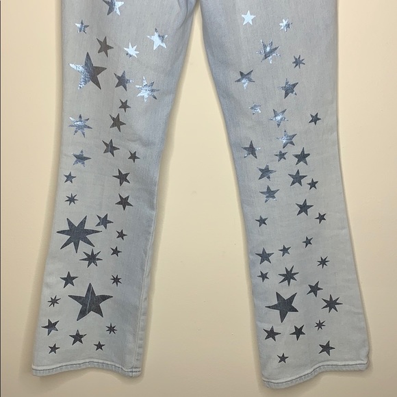 Stella McCartney Shimmer Star Printed Jeans Authentic & Adorable - Picture 8 of 8
